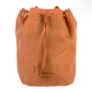 Authentic Prada Mini Tessuto Bucket Bag